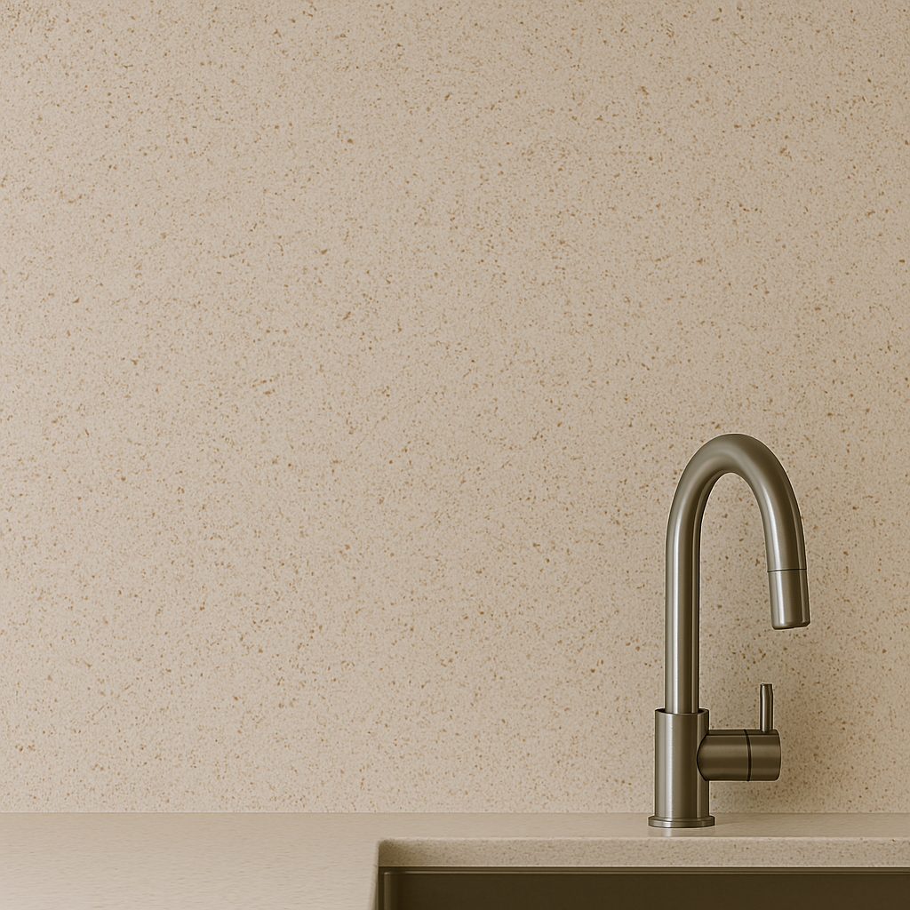 kitchen backsplash matching countertop and backsplash